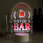 Personalised Changing Colour Bar Night Light Gift, thumbnail 1 of 3