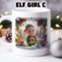 Personalised Christmas Elf Breakout Gift Mug, thumbnail 6 of 6