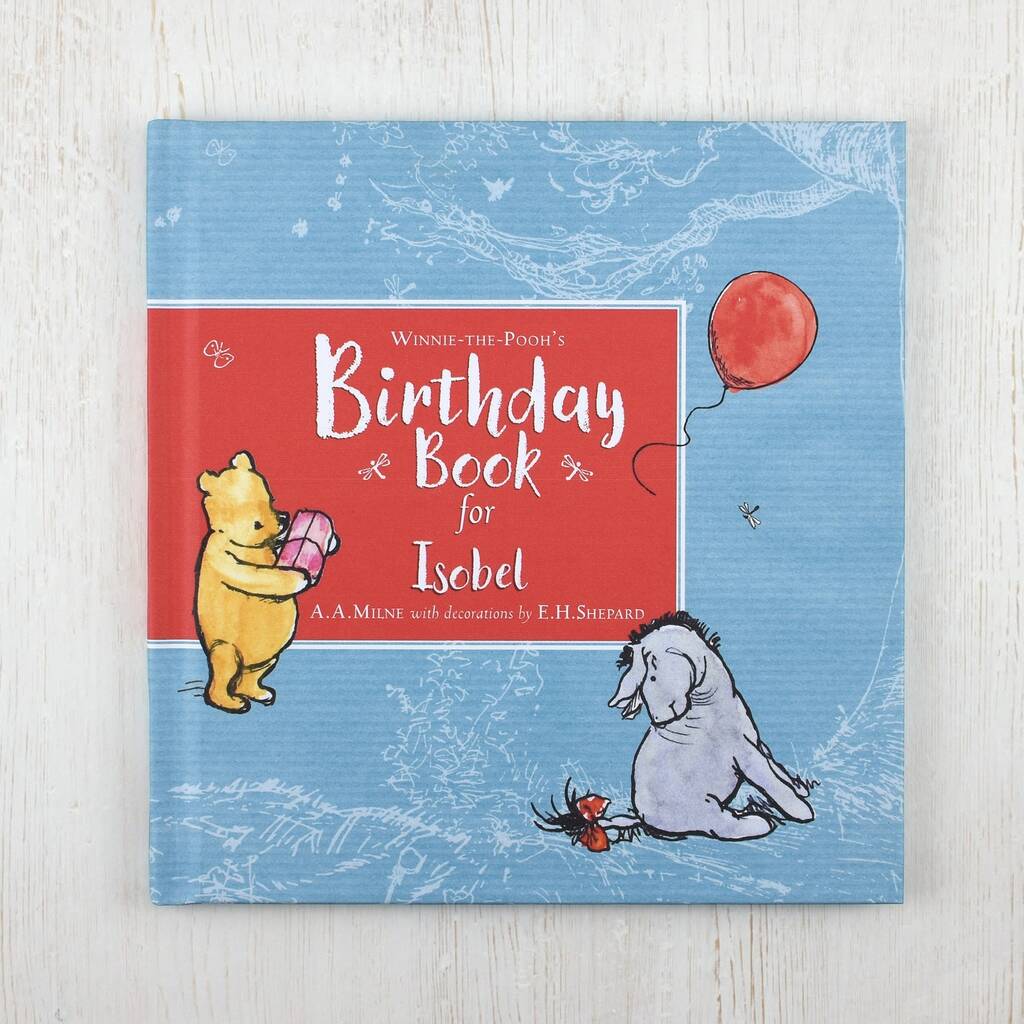 personalised winnie the pooh gifts