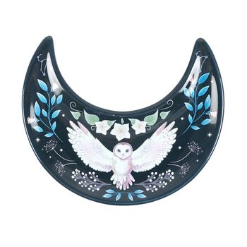 Crescent Moon Owl Trinket Dish, 2 of 3