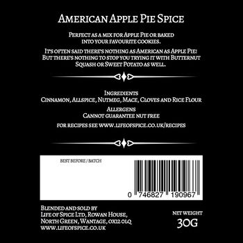 American Apple Pie Gourmet Baking Spice, 3 of 4