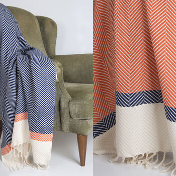 Handwoven Cotton Soft Throw, 10 of 12