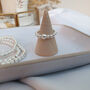 Sterling Silver 925 Stacking Stretch Bead Ring, thumbnail 1 of 5