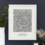Favourite UK Location Map Print Custom Made, thumbnail 12 of 12