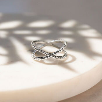Handmade Textured Promise Ring, 2 of 7