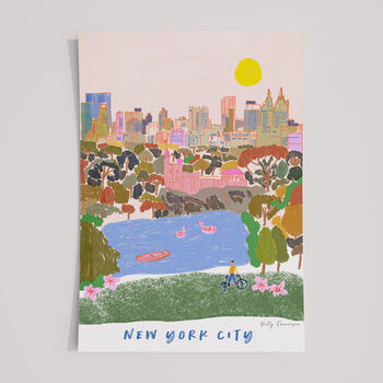 Central Park, New York City Travel Print, 3 of 6