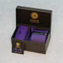Cadbury Purple Tie Set And Socks Wedding Groomsmen Gift, thumbnail 1 of 8