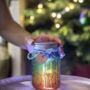 Personalised Rainbow Sparkle Firefly Jam Jar Light, thumbnail 4 of 4