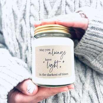 May You Always Have Light Scented Soy Candle, 2 of 7