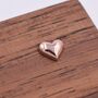 Sterling Silver Small Pair Of Heart Stud Earrings, thumbnail 5 of 12
