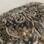 Black Handcrafted Rectangular Clutch Bag, thumbnail 4 of 9
