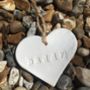 Personalised Clay Heart Decoration, thumbnail 5 of 5