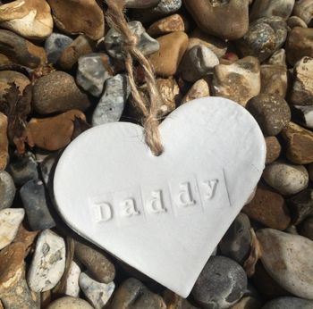 Personalised Clay Heart Decoration, 5 of 5