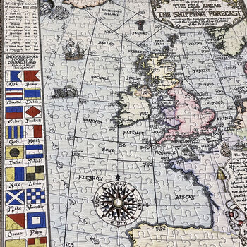 Colour Shipping Forecast Jigsaw Puzzle 500 / 1000 Pieces, 11 of 12