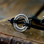 Men's Personalised Silver Washer Bracelet, thumbnail 2 of 6