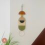Orange, Green And Black Small Modern Wall Hanging, thumbnail 1 of 10