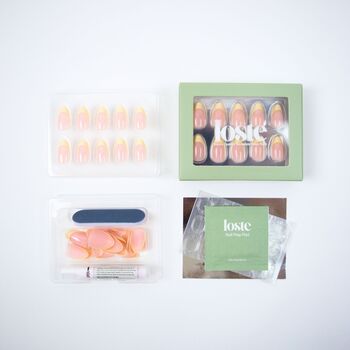 Loste Reusable Press On Nails Gift Set: Butter Yellow, 3 of 4
