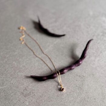February Birthstone Amethyst Gold Plated Necklace, 5 of 6
