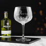 Personalised Crystal Gin Goblet, thumbnail 5 of 7