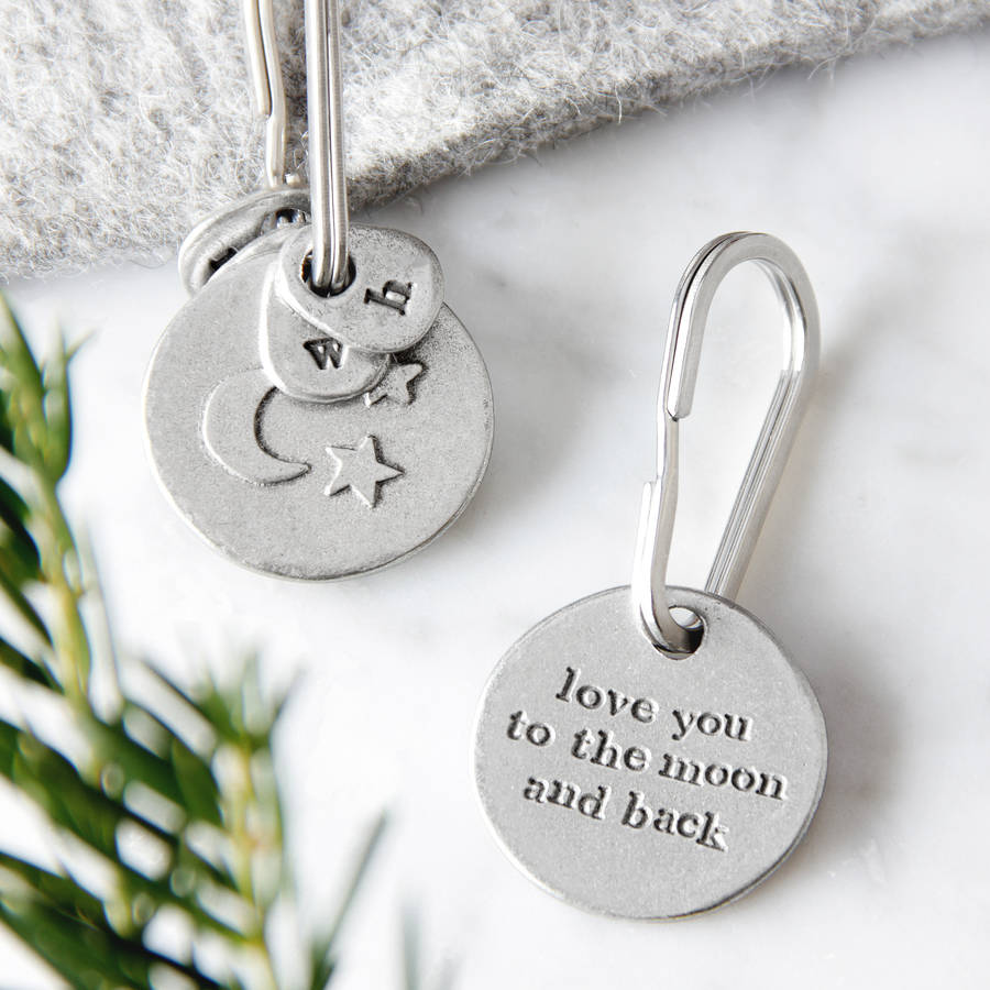'Moon And Back' Keyring, 1 of 5