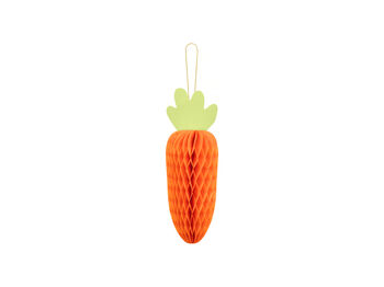 Paper Honeycomb Easter Carrot Decoration, 2 of 5