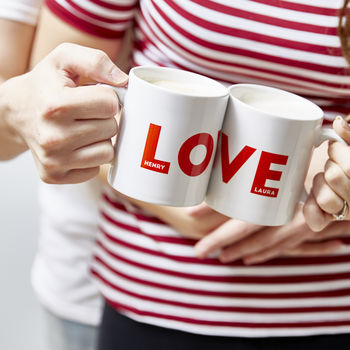 Personalised Love Mug Set, 5 of 5