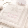 Little Star Pale Grey Baby Blanket, thumbnail 1 of 12
