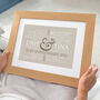 Personalised Ruby Wedding Word Art, thumbnail 2 of 9