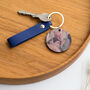 Grandad's Cheery Wood Photograph Keyring With Message, thumbnail 5 of 8