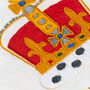 Easy Embroidery Kit King Charles Coronation, thumbnail 3 of 7