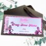 Personalised Drag Show Ticket In Shiny Foil, thumbnail 1 of 4