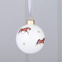 Horse Bone China Bauble Decorations, thumbnail 5 of 7