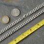 Diamond Cut Curb Chain Necklace In Solid Sterling Silver 20 Inches Long, thumbnail 3 of 3