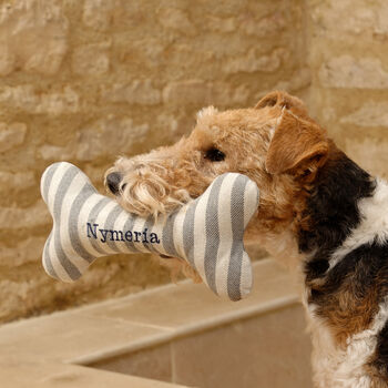 Mutts And Hounds Personalised Squeaky Bone Dog Toys, 4 of 10