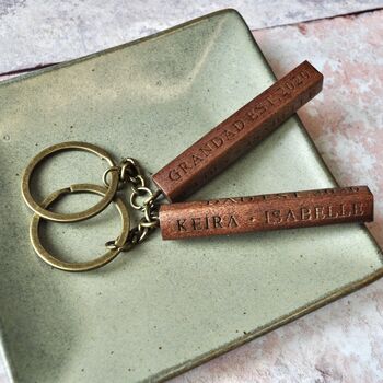 Personalised Dad Established Keyring, 2 of 3