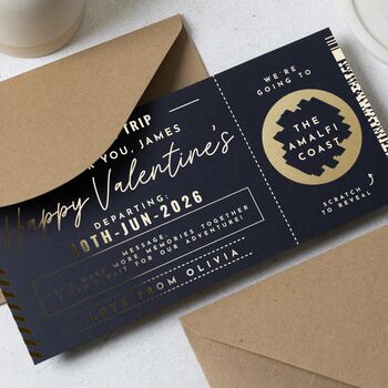 Valentines Scratch Voucher For Surprise Trip, 2 of 9