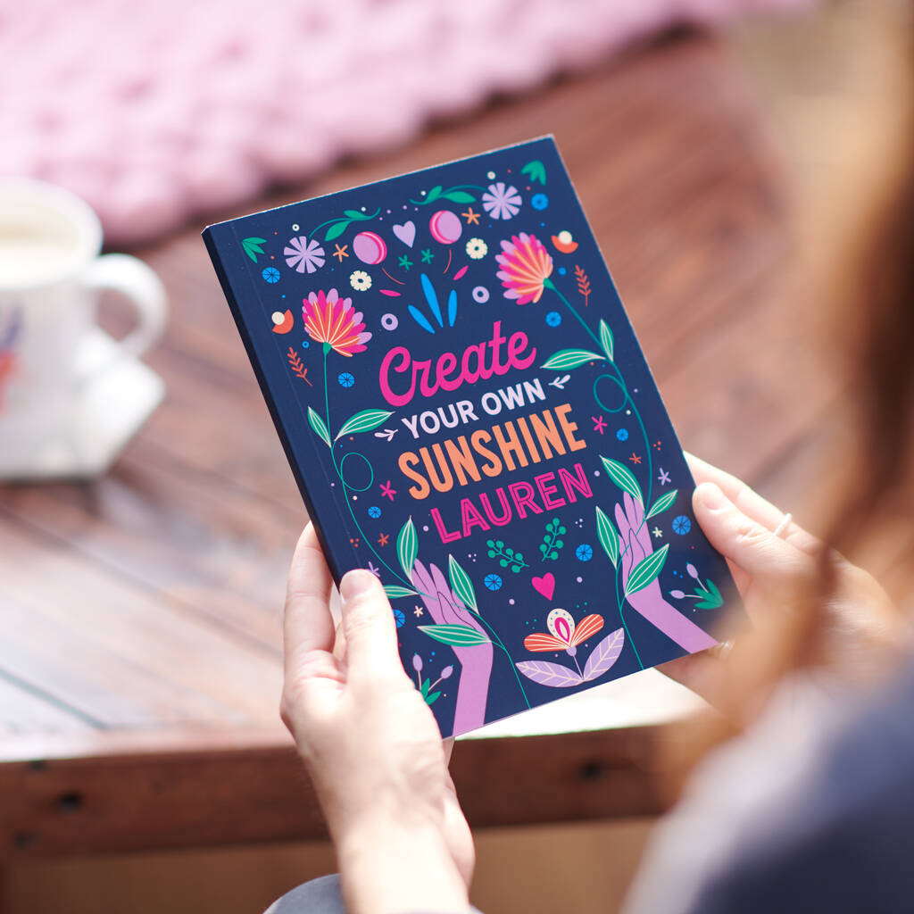 Personalised Create Your Own Sunshine Notebook, 1 of 3