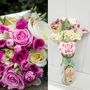 Your Wedding Bouquet As Cotton Roses 2nd Anniversary, thumbnail 6 of 9