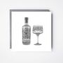 Silent Pool Gin Blank Greeting Card And Envelope, thumbnail 1 of 3