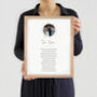 Personalised Use Your Own Photo And Words Custom Made Anniversary Print, thumbnail 1 of 6