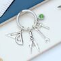 Engineer Personalised Keyring Engineering Student, Graduation Gift, thumbnail 1 of 8