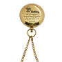 Personalised 30th Birthday Two Inch Brass Sundial Compass Gift, thumbnail 7 of 10