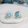 Intricate Opal Stud Earrings, thumbnail 1 of 6