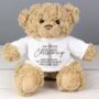 Personalised Christening Teddy Bear Gift, thumbnail 1 of 3