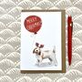Grand Basset Griffon Vendeen Christmas Card, thumbnail 1 of 2