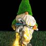 Solar Gonk Garden Ornaments LED Novelty Statue, thumbnail 5 of 5