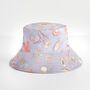 Whispering Sands Vintage Blue Bucket Hat, thumbnail 1 of 4