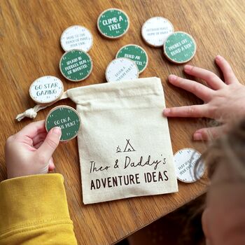 Personalised Grandad And Me Adventure Ideas Bag, 2 of 12