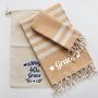 Personalised Cotton Towel Set, Sustainable Gift, thumbnail 3 of 12