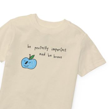 Childs Perfectly Imperfect T Shirt, 3 of 3